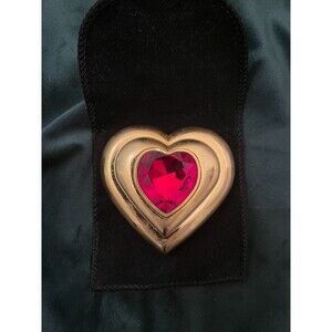 1990’s Yves Saint Laurent Paris Ruby Heart Powder Compact
